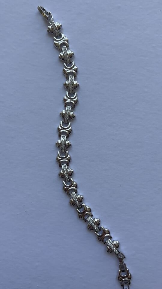 Zirkon Taşlı Silver Vintage Xuping Bileklik