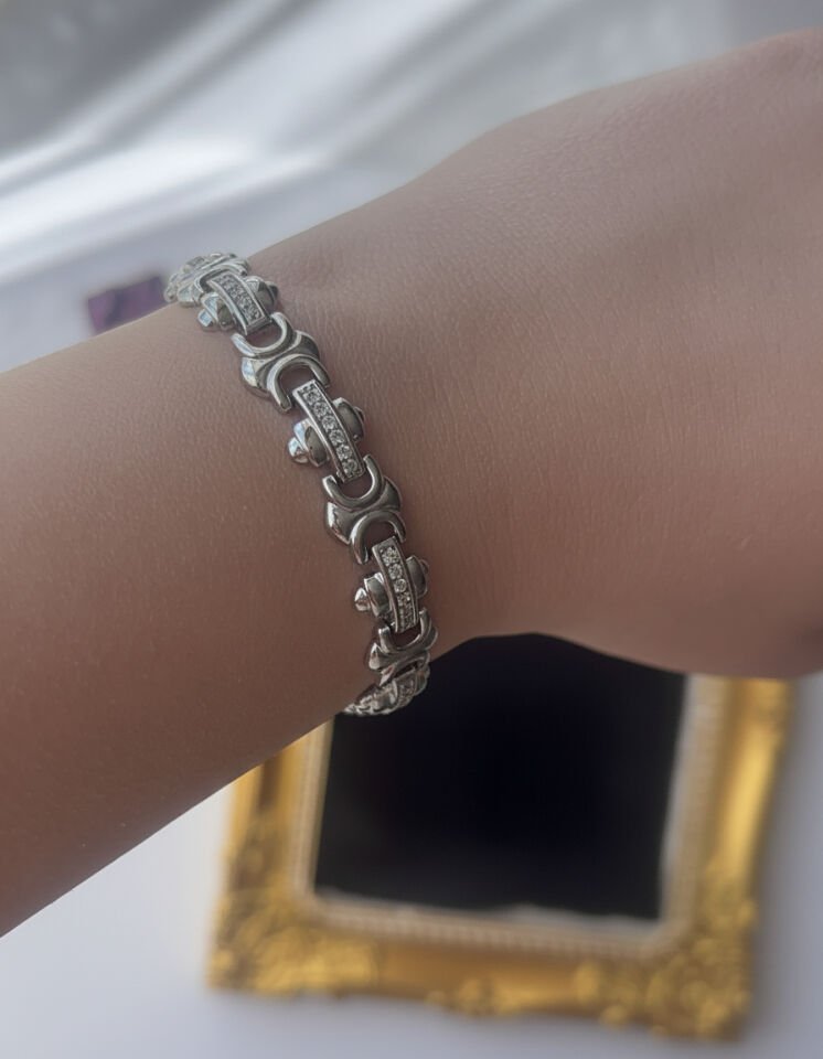 Zirkon Taşlı Silver Vintage Xuping Bileklik