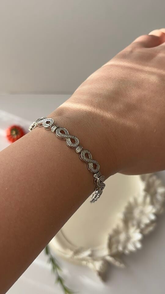 Xuping Silver Sonsuzluk Kadın Bileklik