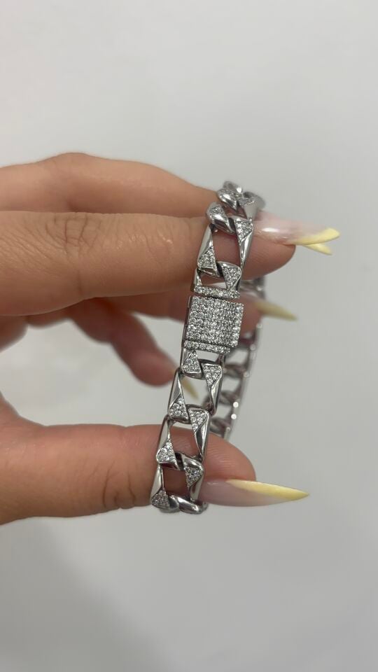 Silver Xuping Taşlı Zincir Gurmet Kadın Bileklik